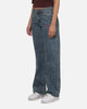 Ed Hardy Women's Death Before Dishonour Jeans Blue Mid Wash