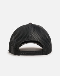 New Era Chicago Bulls 'Washed Fray' 9FORTY A-Frame Trucker Snapback Washed Grey