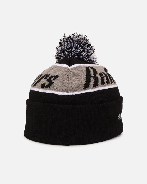 Mitchell & Ness Las Vegas Raiders Team Pom Beanie Black/Grey