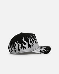 New Era Baltimore Orioles 'Metallic Flames' 9FORTY A-Frame Snapback Black/Silver