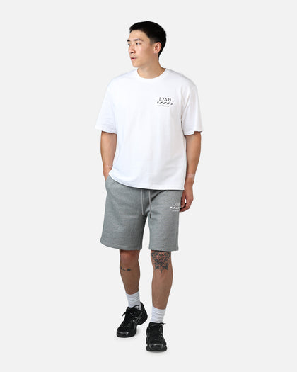 Off White Diag Sweat Shorts Grey Heather