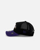 New Era Baltimore Ravens 'Washed Truckers' 9FORTY A-Frame Trucker Snapback Official Team Color