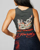 Ed Hardy Women's Ripped Dragon Tank Black