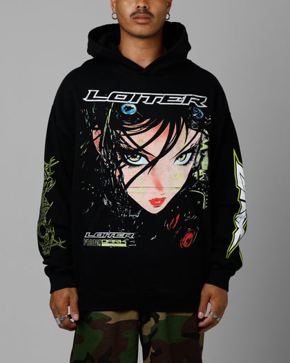 Loiter Project Dark Premium Hoodie Black