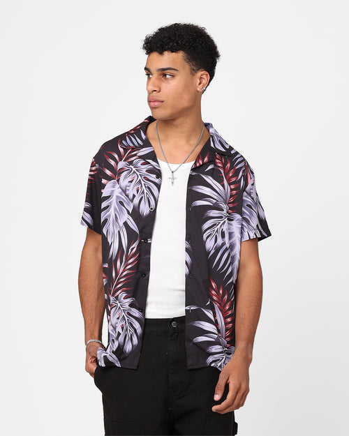 XXIII Horizon Button Up Shirt Purple/Black