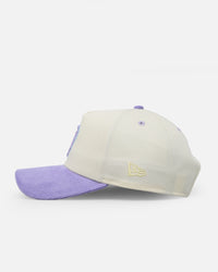 New Era San Francisco Giants 'Easter Corduroy' 9FORTY A-Frame Snapback White/Lilac