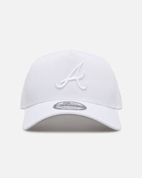 New Era Atlanta Braves 'Easy White' 9FORTY A-Frame Snapback White/White