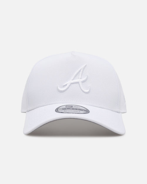 New Era Atlanta Braves 'Easy White' 9FORTY A-Frame Snapback White/White