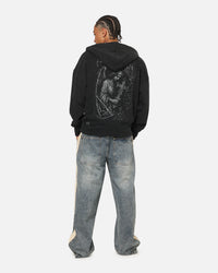 Saint Morta Crossbearer Zip Hoodie Black