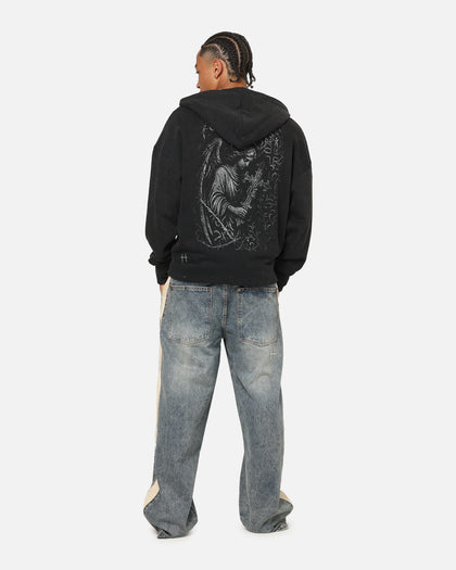 Saint Morta Crossbearer Zip Hoodie Black