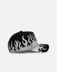 New Era Los Angeles Dodgers 'Metallic Flames' 9FORTY A-Frame Snapback Black/Silver