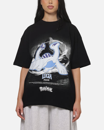 The Pokémon Collection By 73Studio Lugia Legendary T-Shirt Black
