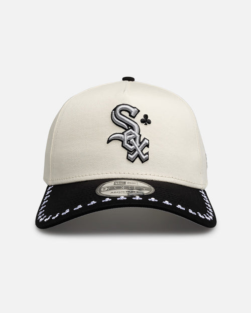 New Era Chicago White Sox 'Royal Flush' 9FORTY A-Frame Snapback White/Black