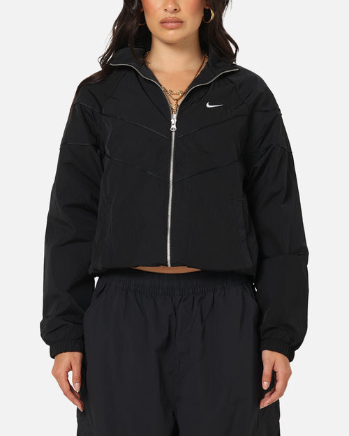 Nike Women's Sportswear Loose UV Woven Full-Zip Jacket Brown/Black