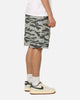 Carre Depot Cargo Shorts Tiger Camo