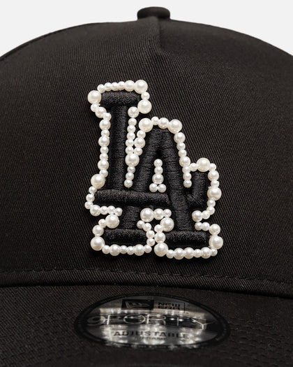 New Era Los Angeles Dodgers 'Pearl Bobble' 9Forty A-Frame Snapback Black