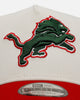 New Era Detroit Lions 'Strawberry' 9FORTY A-Frame Snapback Chrome/Red
