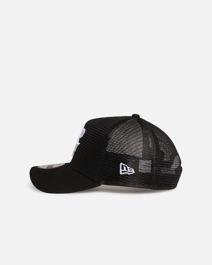 New Era Newcastle Knights 'NRL Mesh Crown' 9FORTY A-Frame Trucker Snapback Black