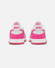 Nike Kids' Dunk Low (GS) White/Laser Fuchsia