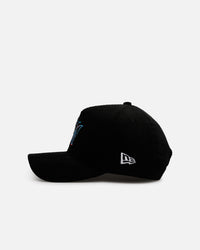New Era Miami Marlins 'Black Cord' 9FORTY A-Frame Corduroy Snapback Black