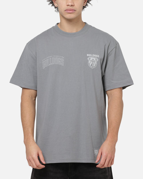 Bleacher Athletic Canterbury Bulldogs NRL Attrition Solid T-Shirt Grey