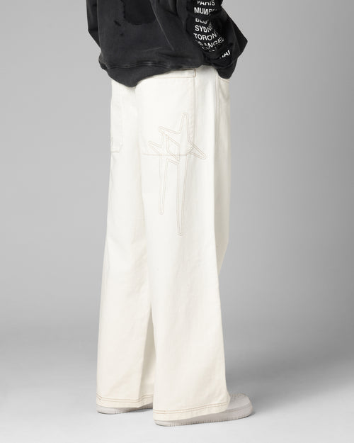 Loiter Star Born Jeans Off White