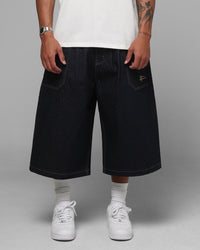 Loiter Shibuya Pleated Jorts Indigo