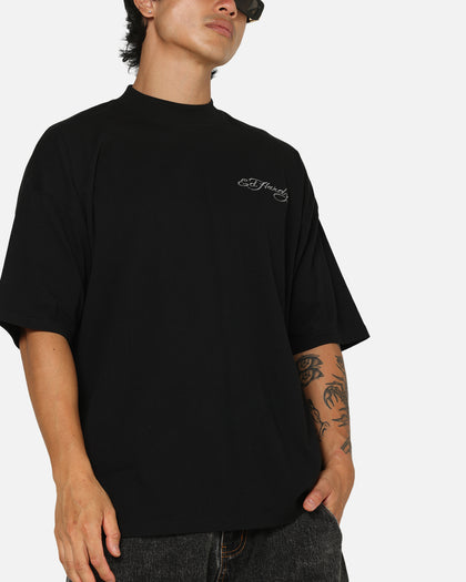 Ed Hardy Established 77 T-Shirt Black