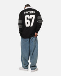 Bleacher Athletic Penrith Panthers NRL Legacy Rugby Polo Shirt Black