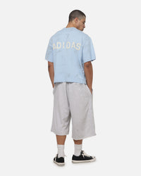 Adidas Vintage All Over Print T-Shirt Light Blue