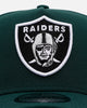 New Era Las Vegas Raiders 'Evergreen' 9FORTY A-Frame Snapback Dark Green