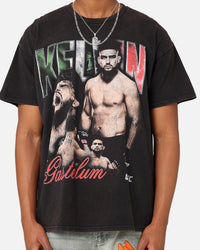 UFC By 73Studio Kelvin Gastelum Vintage T-Shirt Black Wash