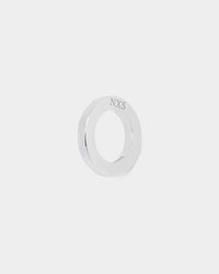 NXS Acta Non Verba Ring Pendant White Gold