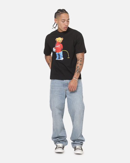 Market Trouble Making Bear T-Shirt Black