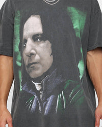73Studio X Harry Potter Snape Heavyweight Vintage T-Shirt Black Wash