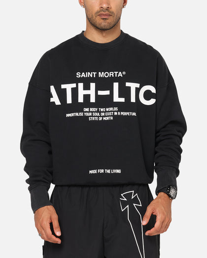 Saint Morta Athltc Crewneck Black