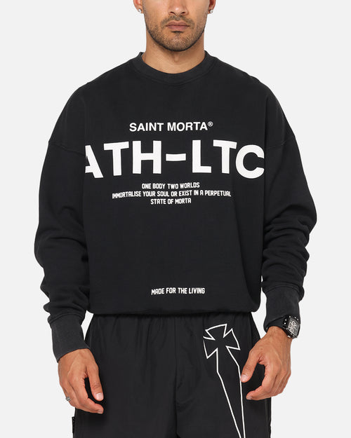 Saint Morta Athltc Crewneck Black