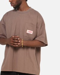 Carre Pocket T-Shirt Brown