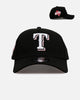 New Era Texas Rangers 'Black And Pink' 9FORTY A-Frame Snapback Black/Pink