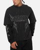 Saint Morta La Familia Layered Long Sleeve T-Shirt Washed Black