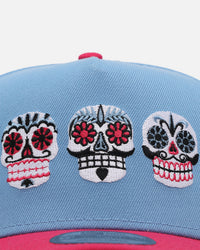 New Era Mexican Sugar Skull 'Sky Blue' 9FORTY Snapback Sky Blue