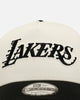 New Era Los Angeles Lakers 'Easy Chrome Black' 9FORTY A-Frame Snapback Chrome/Black
