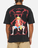 73Studio X One Piece Luffy Vintage T-Shirt Off Black