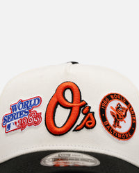 New Era Baltimore Orioles 'World Series Logo' 9FORTY A-Frame Snapback Chrome