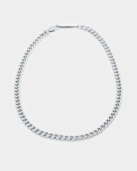 NXS 7mm Cuban Chain White Gold