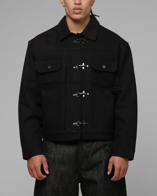 Loiter Hybrid Denim Jacket Black
