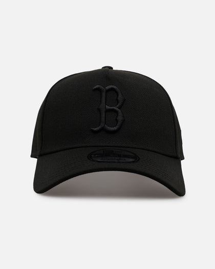 New Era Boston Red Sox 'Easy Black' 9FORTY A-Frame Snapback Black/Black