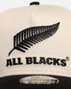 New Era New Zealand All Blacks 'All Blacks Collection' 9FORTY A-Frame Snapback Chrome White