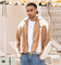 Loiter Spire Fleece Jacket Dark Tan/Ecru