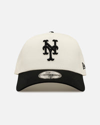 New Era New York Mets 'Easy Chrome Black' 9FORTY A-Frame Snapback Chrome/Black